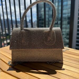 Elegant Silver Women's Handbag